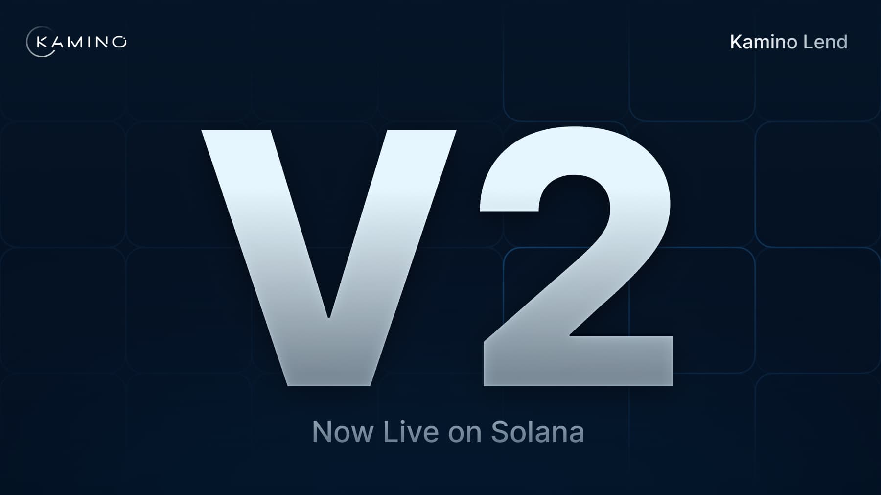 Kaminoが Kamino Lend V2をリリース — Solanaにモジュラーレンディングを実装